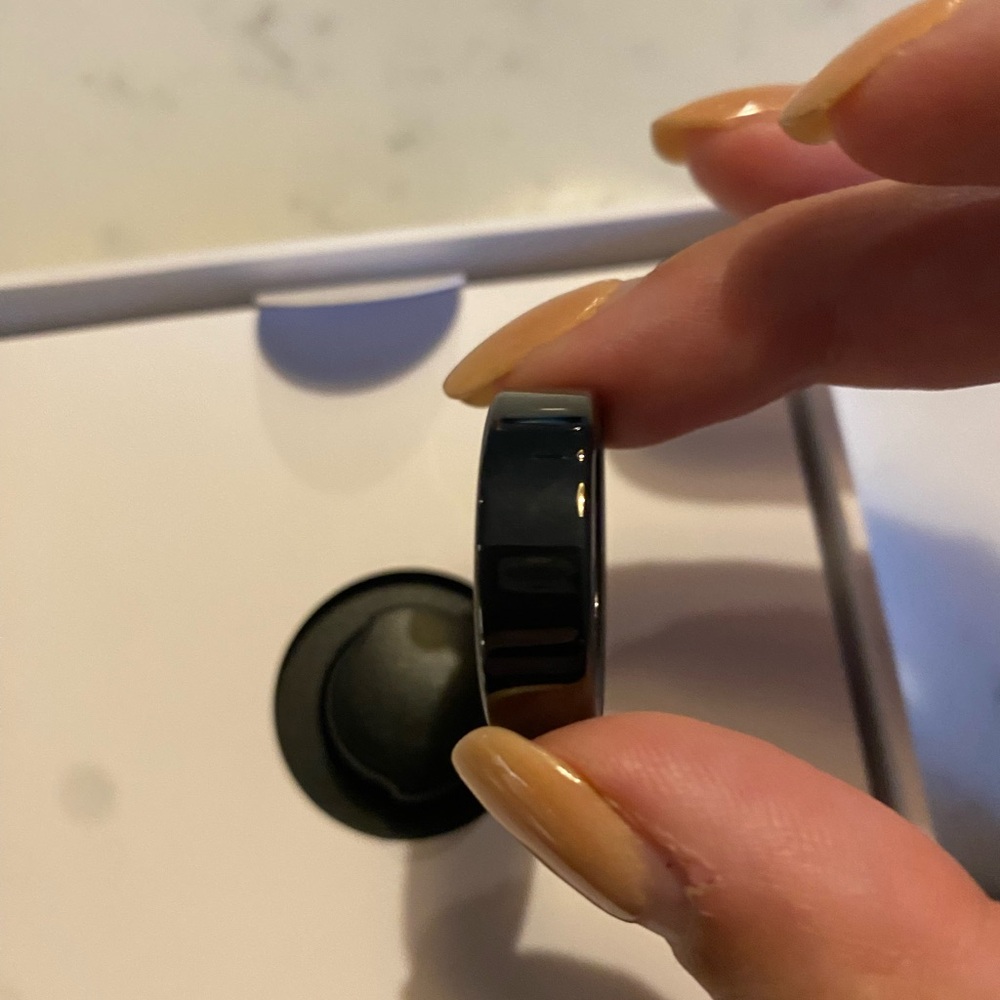 Oura Black Ring, Size 12
